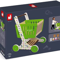 Green Market Shopping Trolley (Wood)