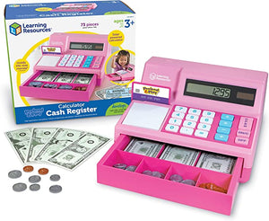 Pretend & Play Calculator Cash Register - Pink