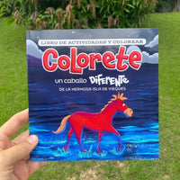 Libro de Actividades y Colorear | Colorete Un Caballo Diferente de la Hermosa Isla de Vieques