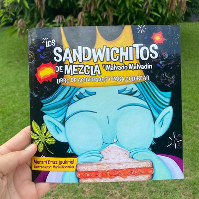 Libro de Actividades y para Colorear | Los Sandwichitos de Mezcla y Malvado Malvadín
