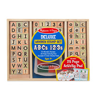 Deluxe Wooden Stamp Set - A.B.Cs 1.2.3s