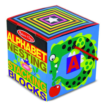 English Alphabet Nesting and Stacking