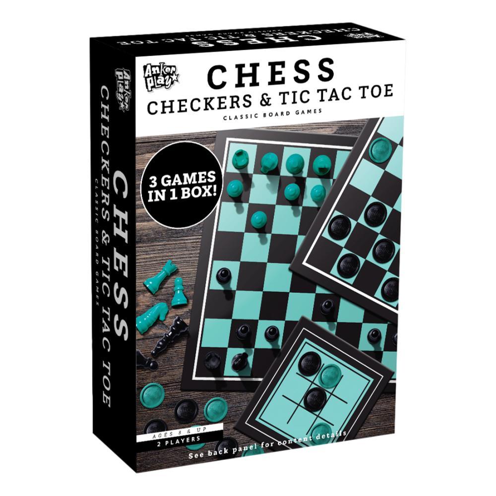 Chess Checkers & Tic Tac Toe | NERD'S BOX TOYS