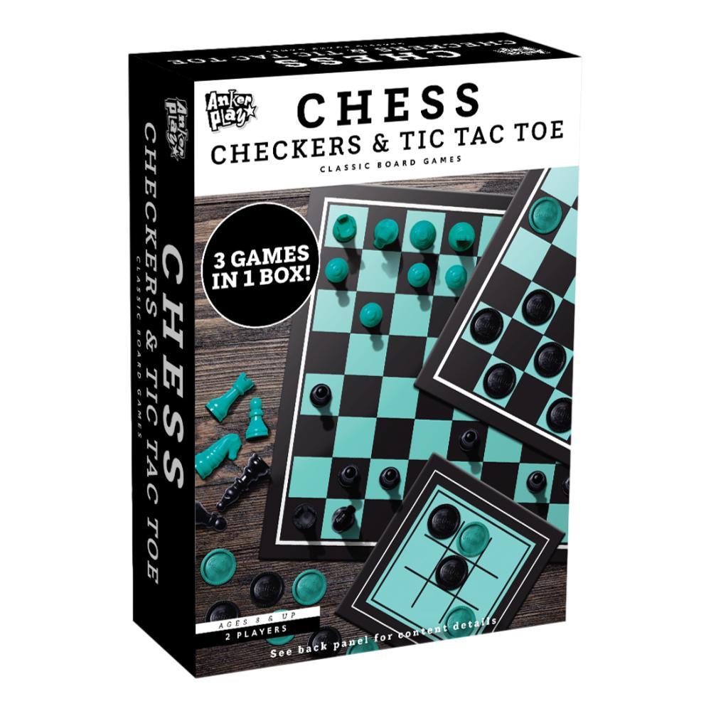 Chess Checkers & Tic Tac Toe 