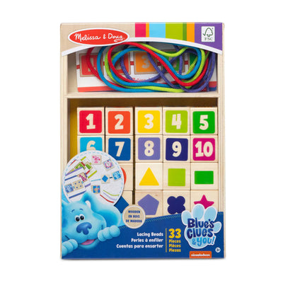 Blue's Clues & You Wooden Lacing Beads
