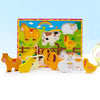 Wooden Farm Animals Chunky Puzzle 