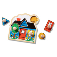First Shapes Large Peg Puzzle