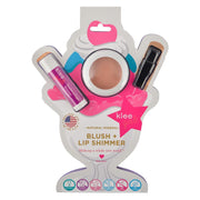 Peachy Pink Delight - Klee Girls Blush and Lip Shimmer - NERD'S BOX TOYS