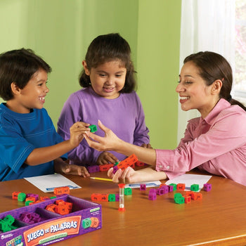 Juego de Palabras Spanish Reading Rods Word Game