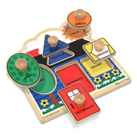 First Shapes Large Peg Puzzle