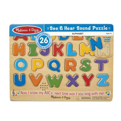 Alphabet See and Hear Sound Puzzle