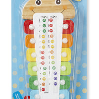 wooden caterpillar xylophone